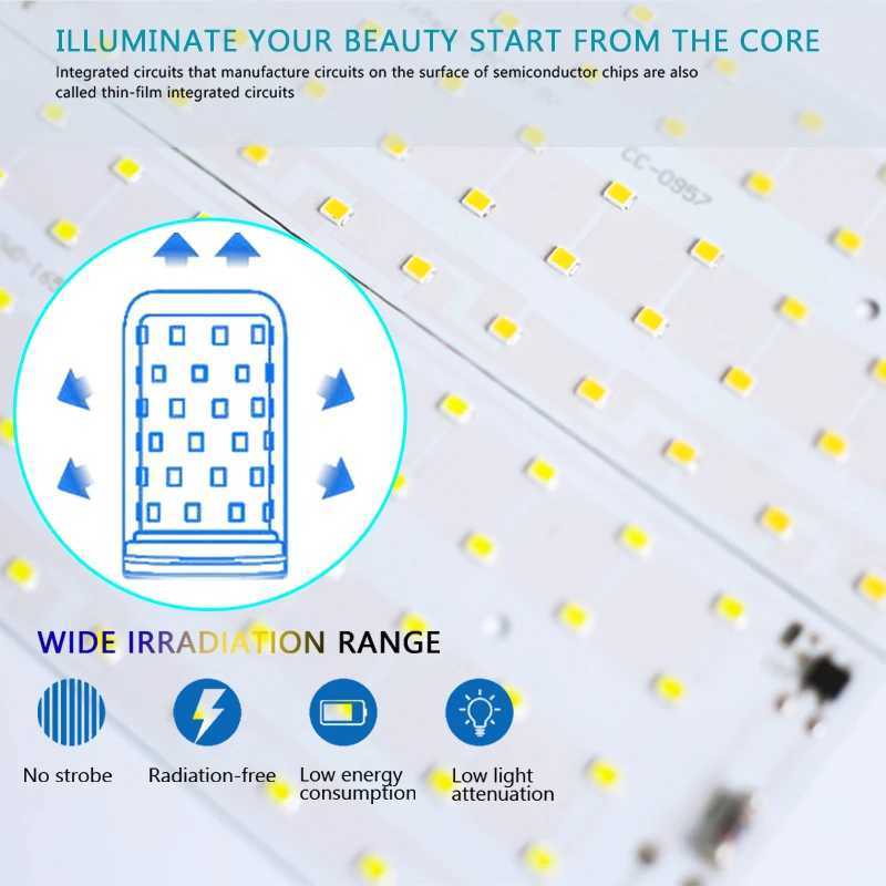 3Pcs 50W LED Grow Light AC220V Full Spectrum DIY Greenhouse Hydroponic Plant Growth Lighting Smd2835 Indoor Plant Light SeedlingXJ250526