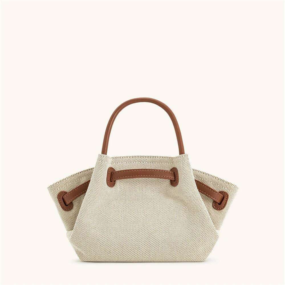Women's Bags Designer JW PEI New Women's Canvas Brown Crossbody Shoulder Mini Vegan Tote Handbag Dumpling Bag High Quality Leather
