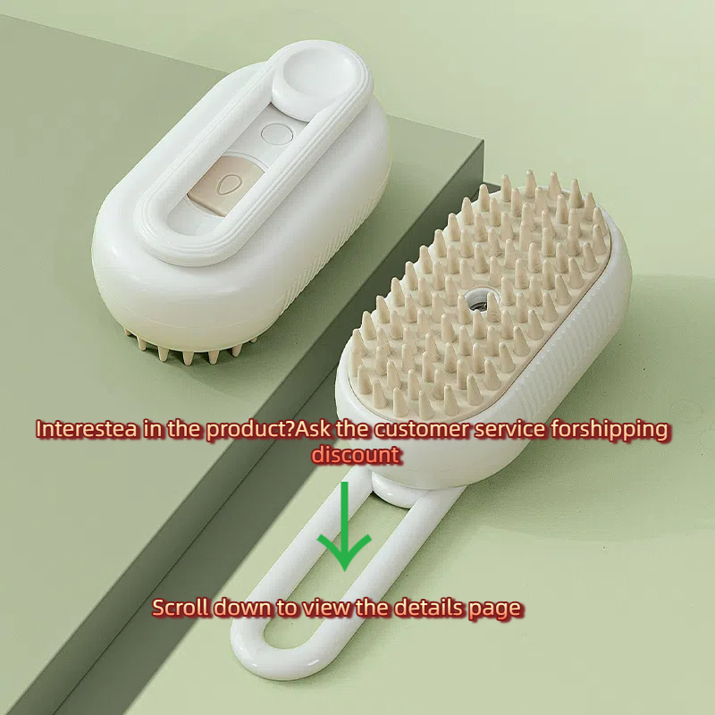 No Irritation Dog Cat Grooming Set: Tangle-Free Mist Bottle Plus Precision Brushes