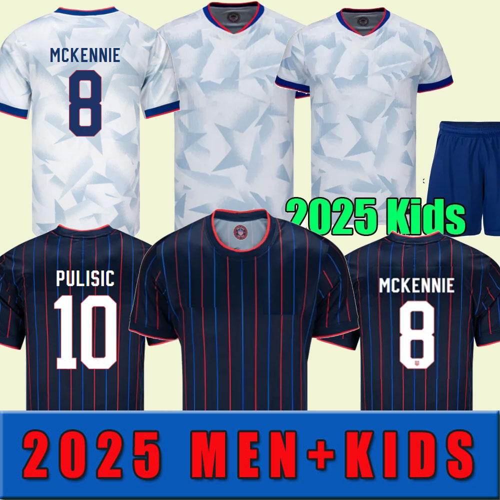 2025 2026 S-4XL PULISIC MCKENNIE Soccer Jerseys ERTZ ALTIDORE PRESS WOOD MORGAN LLOYD 2024 25 26 America Football Shirt United States Camisetas USMNT Men Kit