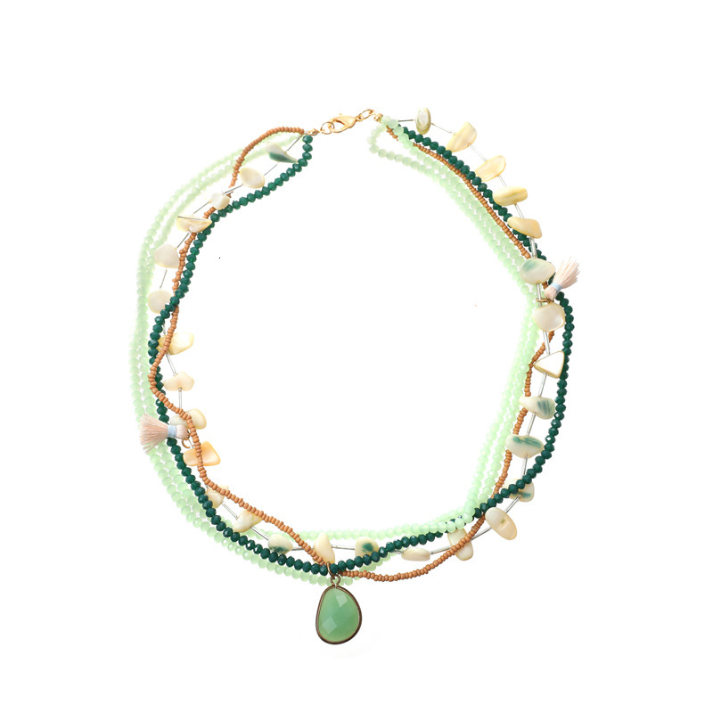 Multi layer Qingjio necklace, simple temperament hoodie sweater