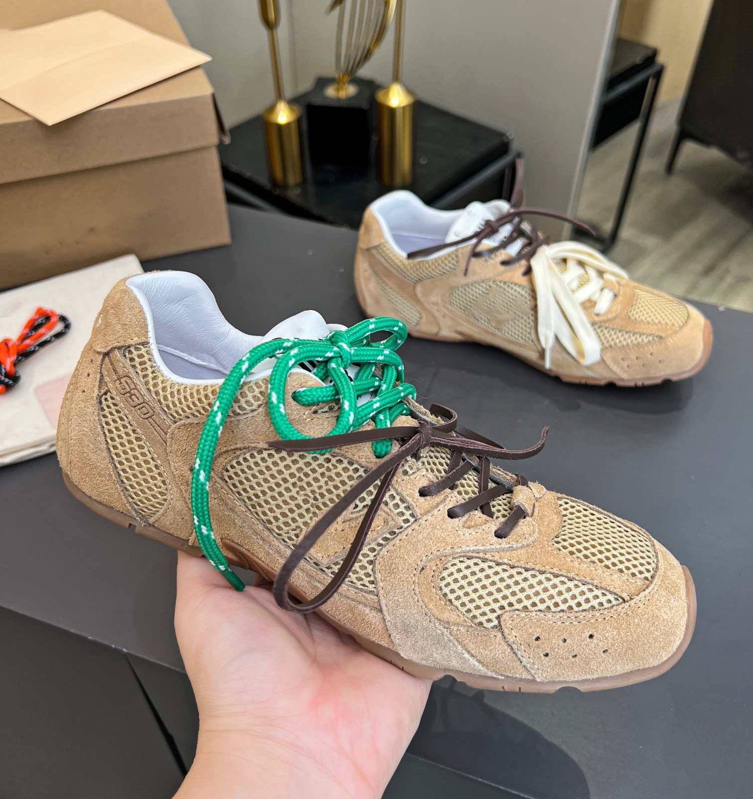 Designer Women Sneakers Luxury Prelude Tyre Suede Sneakers Classic Gymnasium sneakers Fashion leather Training Balance X 530 SL Shoes Size 35-41