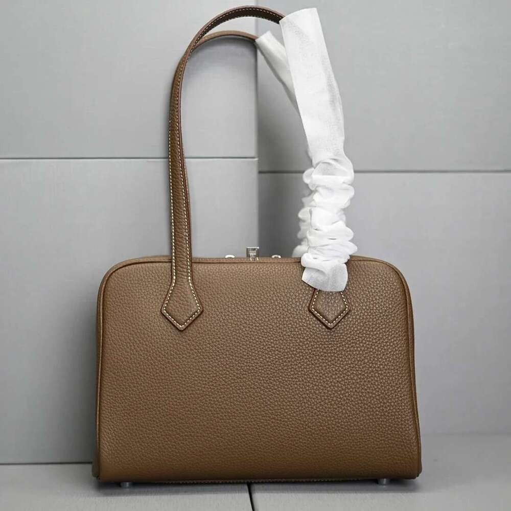 Genuine Handbag cm Top Layer Leather High Capacity Advanced Feeling New Fashion Temperament bag