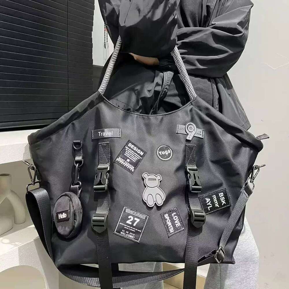 Women's Bags Designer Ladies' Fashionable Cloth Nylon Travel Shoulder Bag, Large Capacity, Lightweight, Multi Lock Casual Handbag