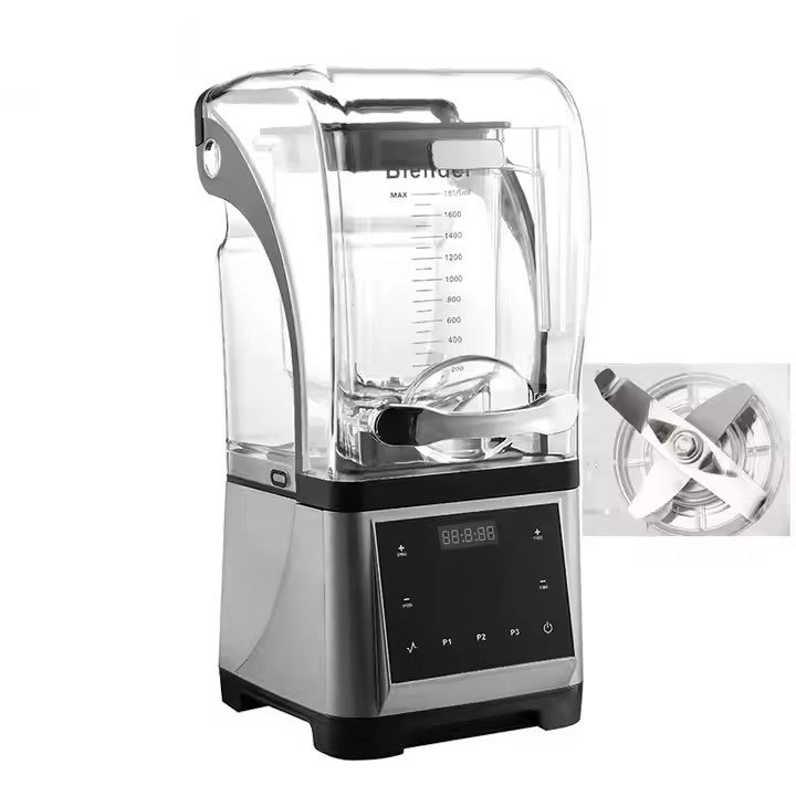 Smoothie machine manufacturer multi-functional cooking ice crushers commercial catering milk tea shop equipment Silent heavy-duty with soundproof cove