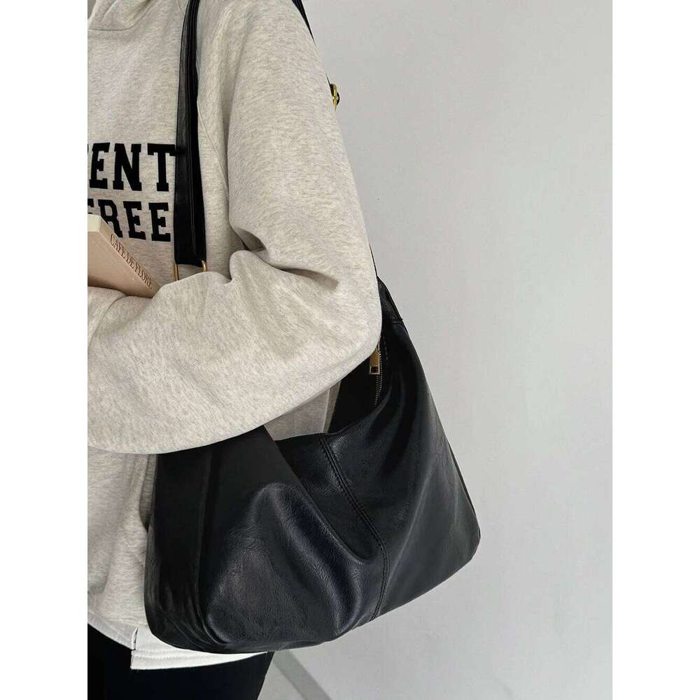Women's Bags Designer Factory Direct Handbag Ladies Vintage Tote Bag Preppy All-Matching Large Capacity Shoulder Commuter Crossbody Bag