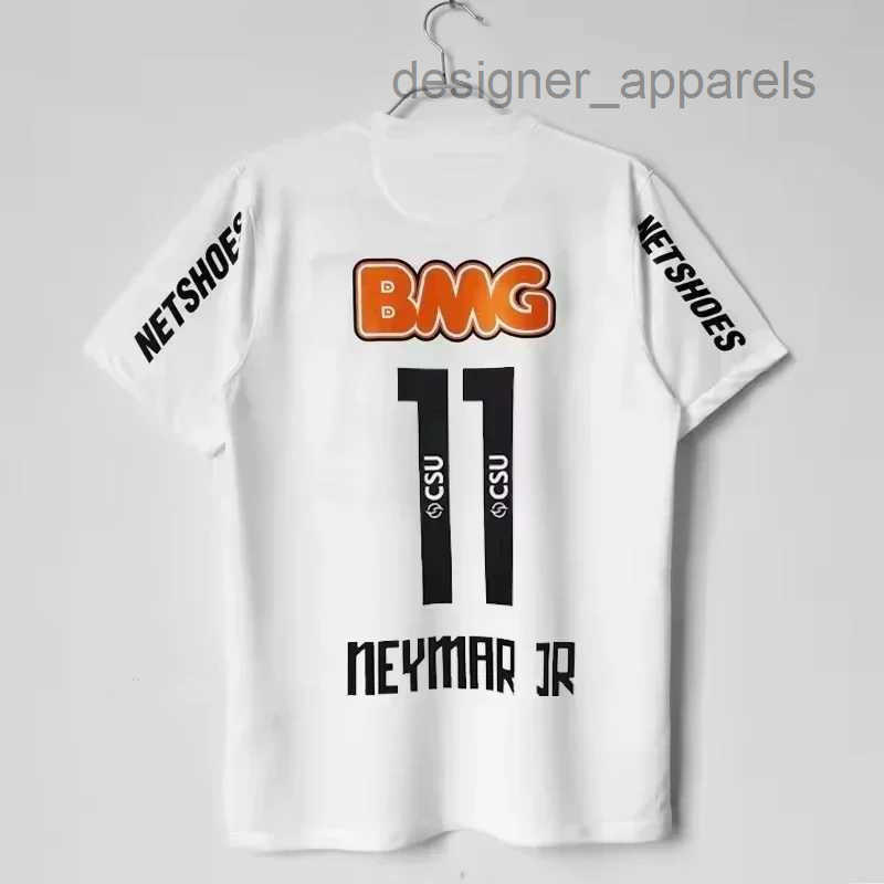 Retro Classic Mens T-Shirts 11-12 Santosi Family Cotton Football Shirt Retro Neymar Football Adult and Children Wear Unisex Y2412168IL7