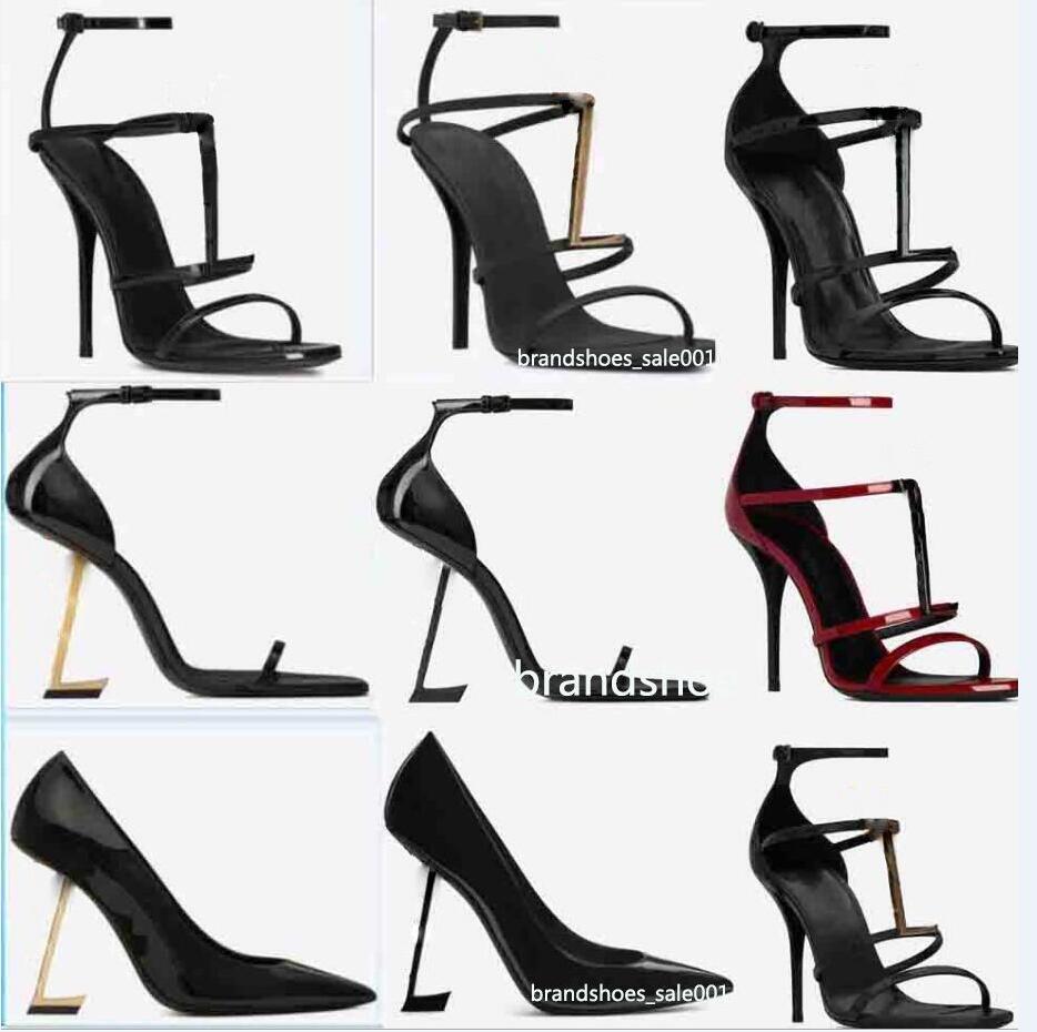 With Box Classics Women shoes Sandals fashion Beach Thick bottom Dress Shoes Alphabet lady Sandals Leather High heel shoes slides