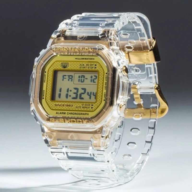 Fashion Women Watches Black White Casual Transparent Digital Sport Watch Lovers Gift Clock Children Wristwatch Couple Clock M250526