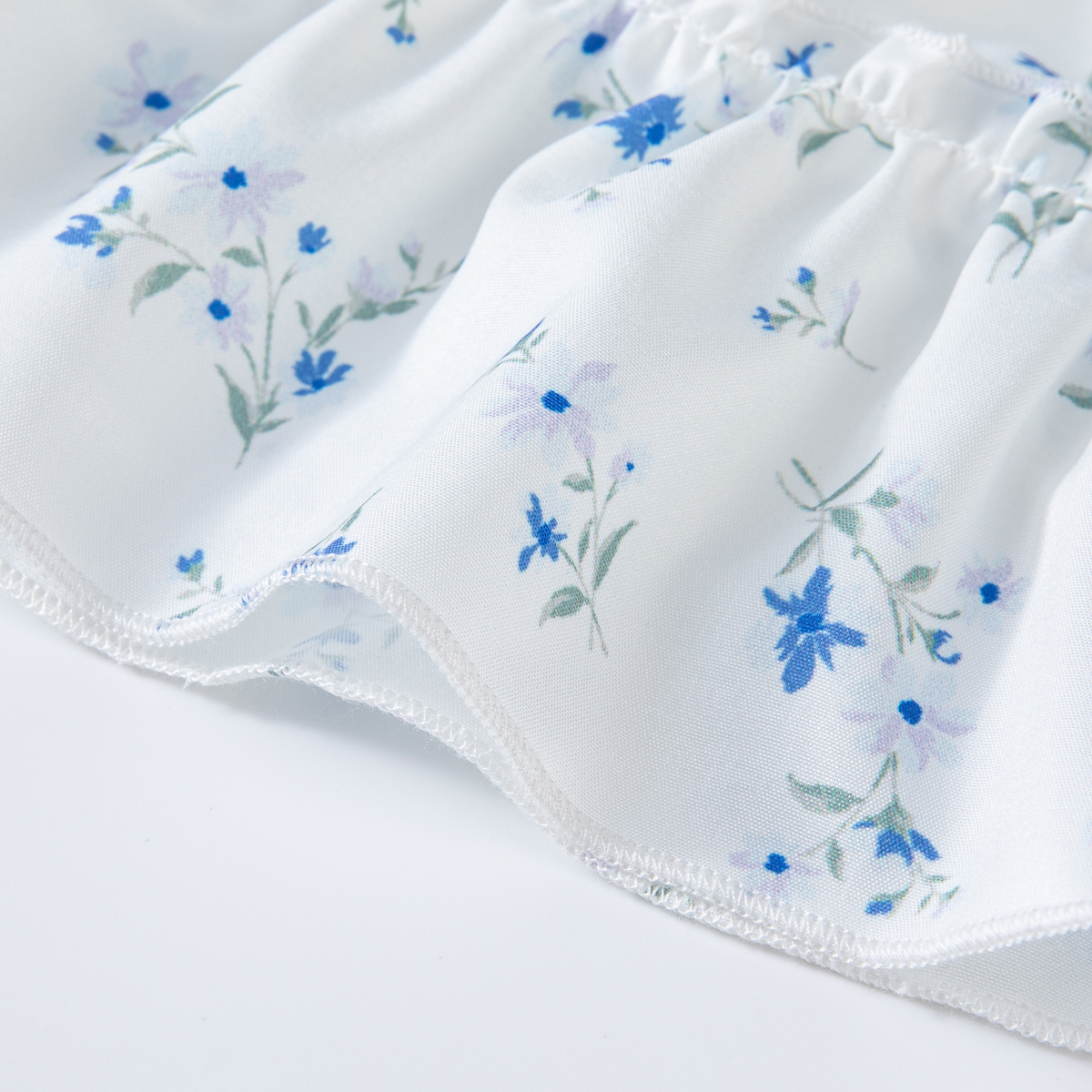 Baby Girl Summer Casual Set Floral Printed Back Bow Camisole Top, Baby Designer Clothing, Sweet Style, Suitable for Daily Wear and Outing, Party Wear 