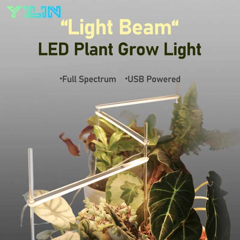 LED Light Beam Desktop Plant Grow Light Bar 25.6cm/10inch Full Spectrum Growing Line Lamp With Timer For Indoor Plants GrowthXJ250526