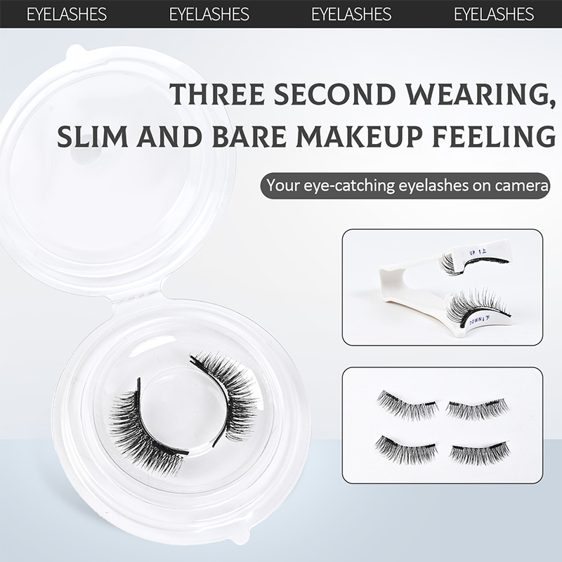 Magnetic false eyelashes are super slim and convenient, with integrated magnetic suction eyelashes imitating mink fur