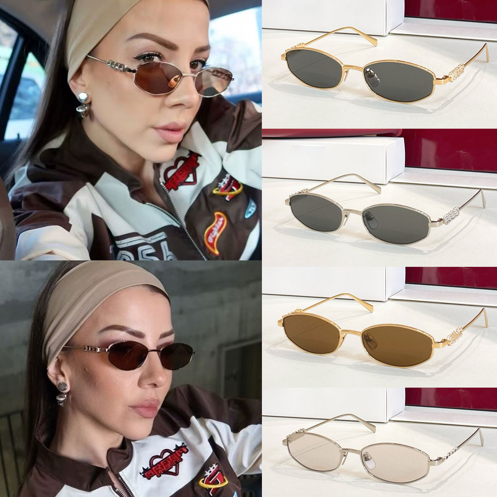 25 new womens designer shiny rose gold metal frame sunglasses GG1802S mens fashion accessories with logo and crystal sunglasses 100% UVA/UVB protection