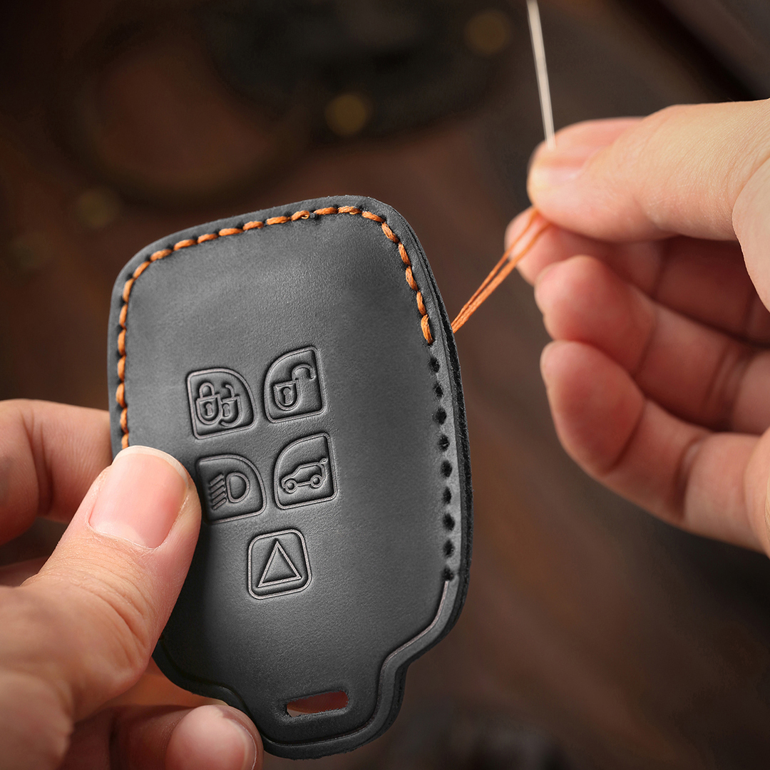 Car key Protective Case Handmade Genuine Leather Material Suitable for Mazda Mazda 3 Anksella CX50/CX30/CX-5 (Used for: Mazda)