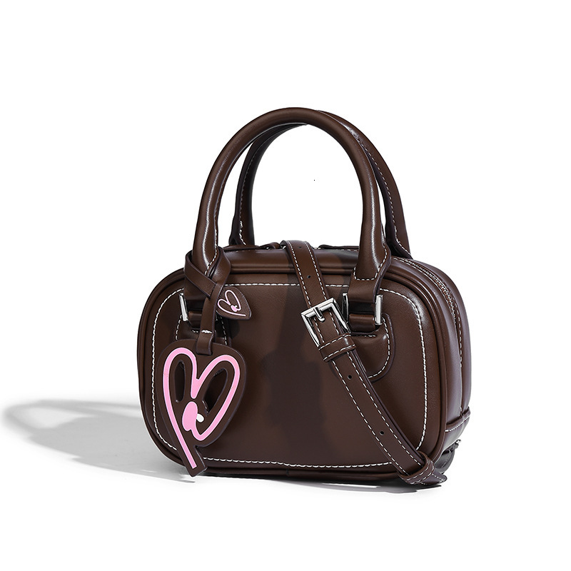 Handheld Bowling Ball for Women 2024 New Autumn Winter Toast Light Luxury Niche High-end Versatile Single Shoulder Crossbody Bag