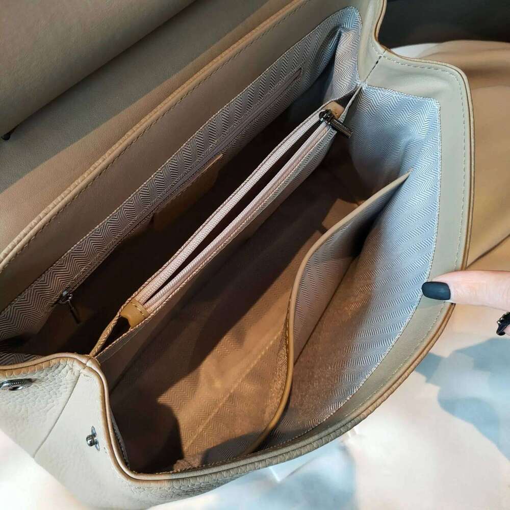 High-End Feel Trendy Vintage Versatile Cow Leather Handbag 2024 New Single Shoulder Slant Cross Messenger Bag Motorcycle Equipme