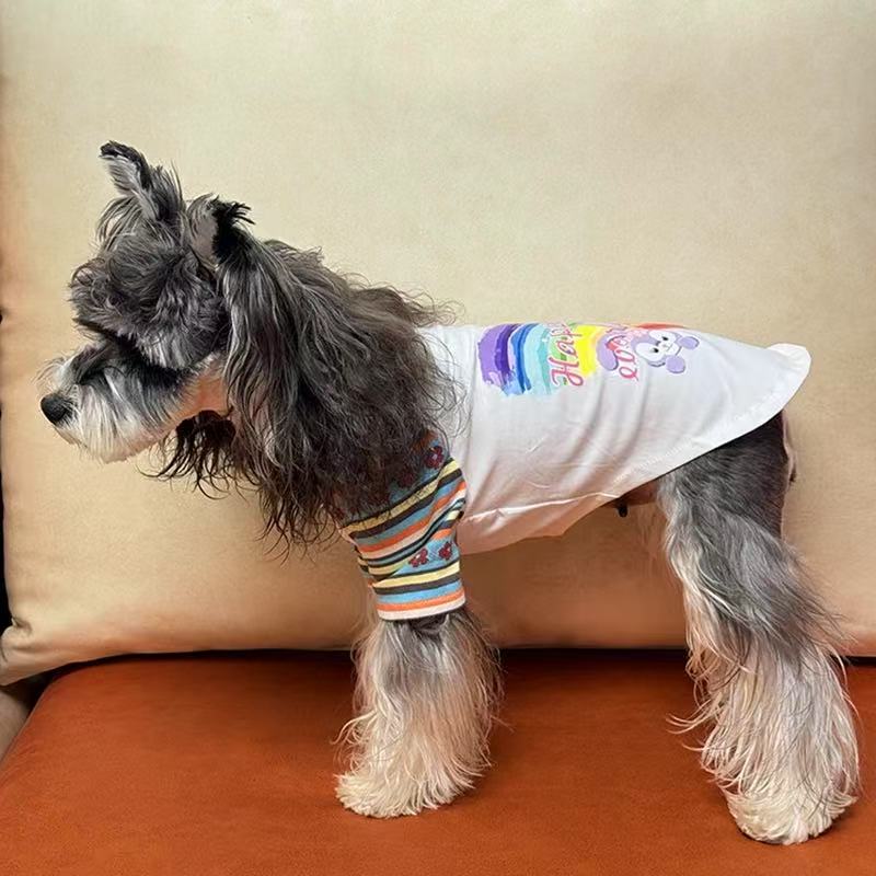 T00310 Dog pet cotton hooded sweatshirt for going out for small and medium-sized dogs Maltese Teddy Bichon Corgi