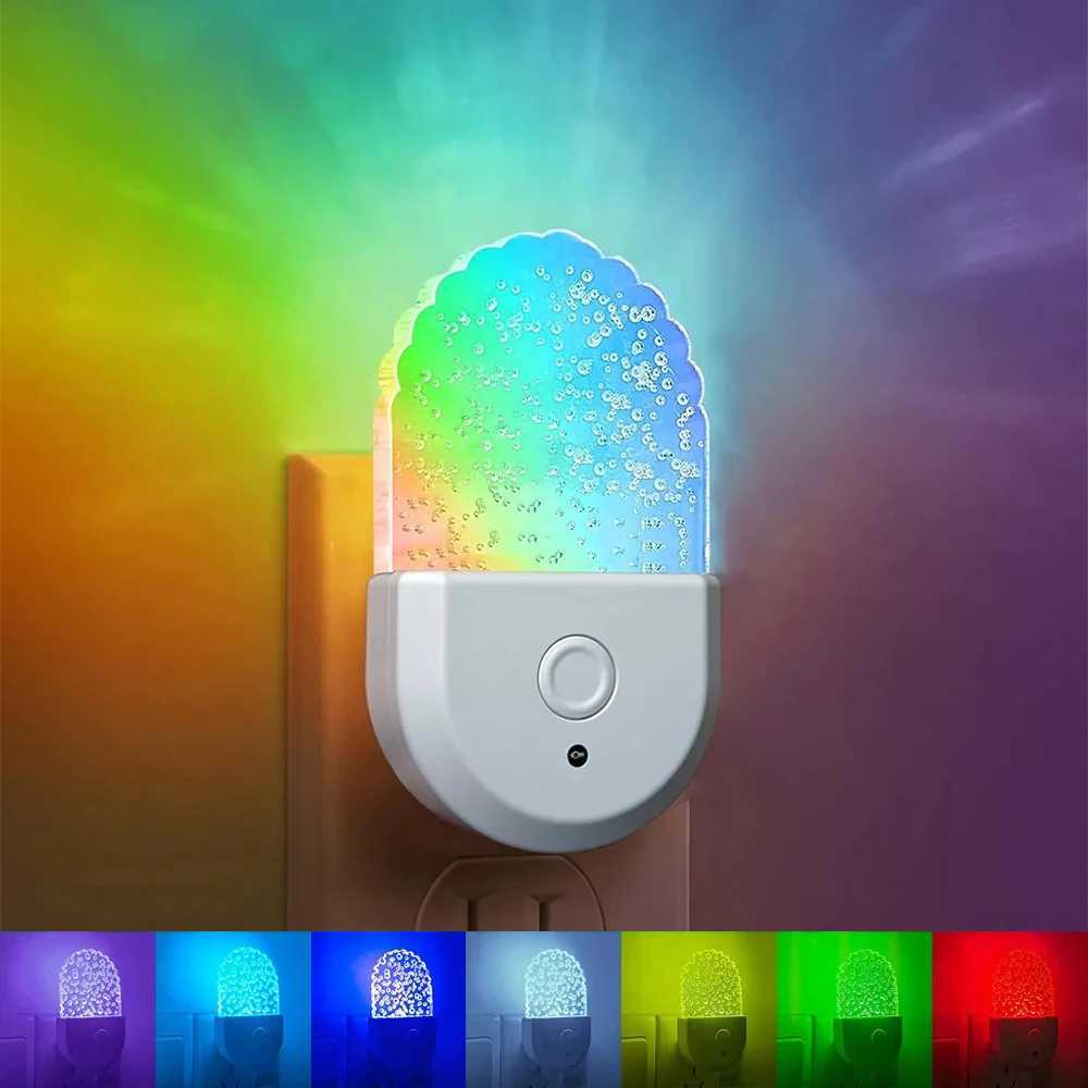 Bedside Lamp Night Light EU US Plug Eye Protection LED Mini Wall Lamp Kids Gift Use For Home Aisle Bedroom Living Room Baby FeedingXJ250526