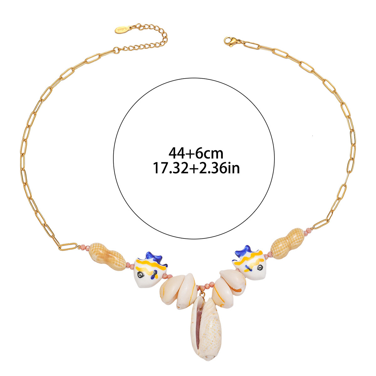 seaside vacation style design temperament personality sweet collarbone chain
