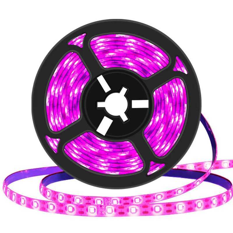 1M/2M/3M LED Plant Grow Light Full Spectrum USB Strip 60 Lamp Beads/M Greenhouse PhytoLamp For Plants Hydroponic Growing SystemXJ250526