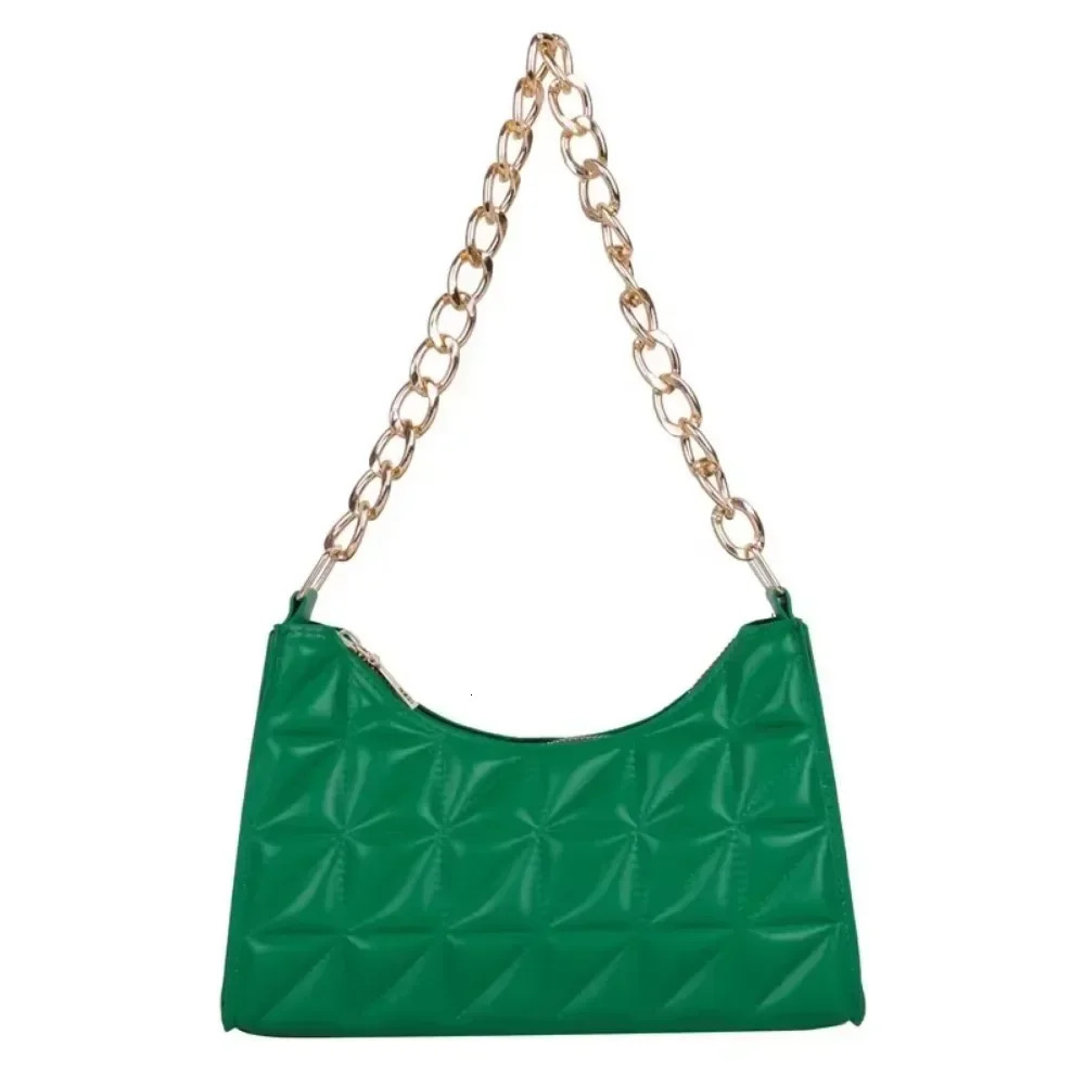 Womens Advanced Diamond Bag Trend All-match Shoulder Bag Niche Chain Handbag Female Fashion Texture Shopping Bag 250526