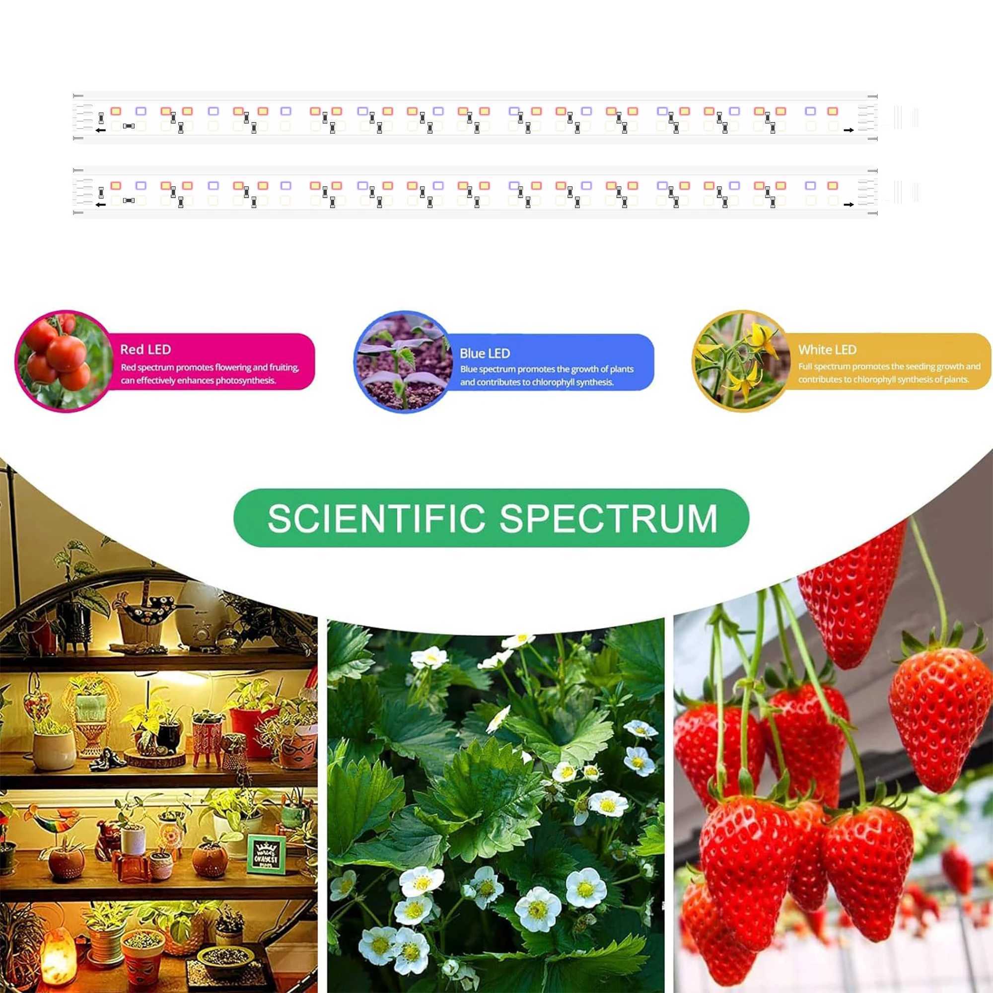 12VTUYA Remote Control Three Color Adjustable Full Spectrum LED Indoor Plant Growth Lamp Can Be Timed DIY Lighting Seed StartXJ250526