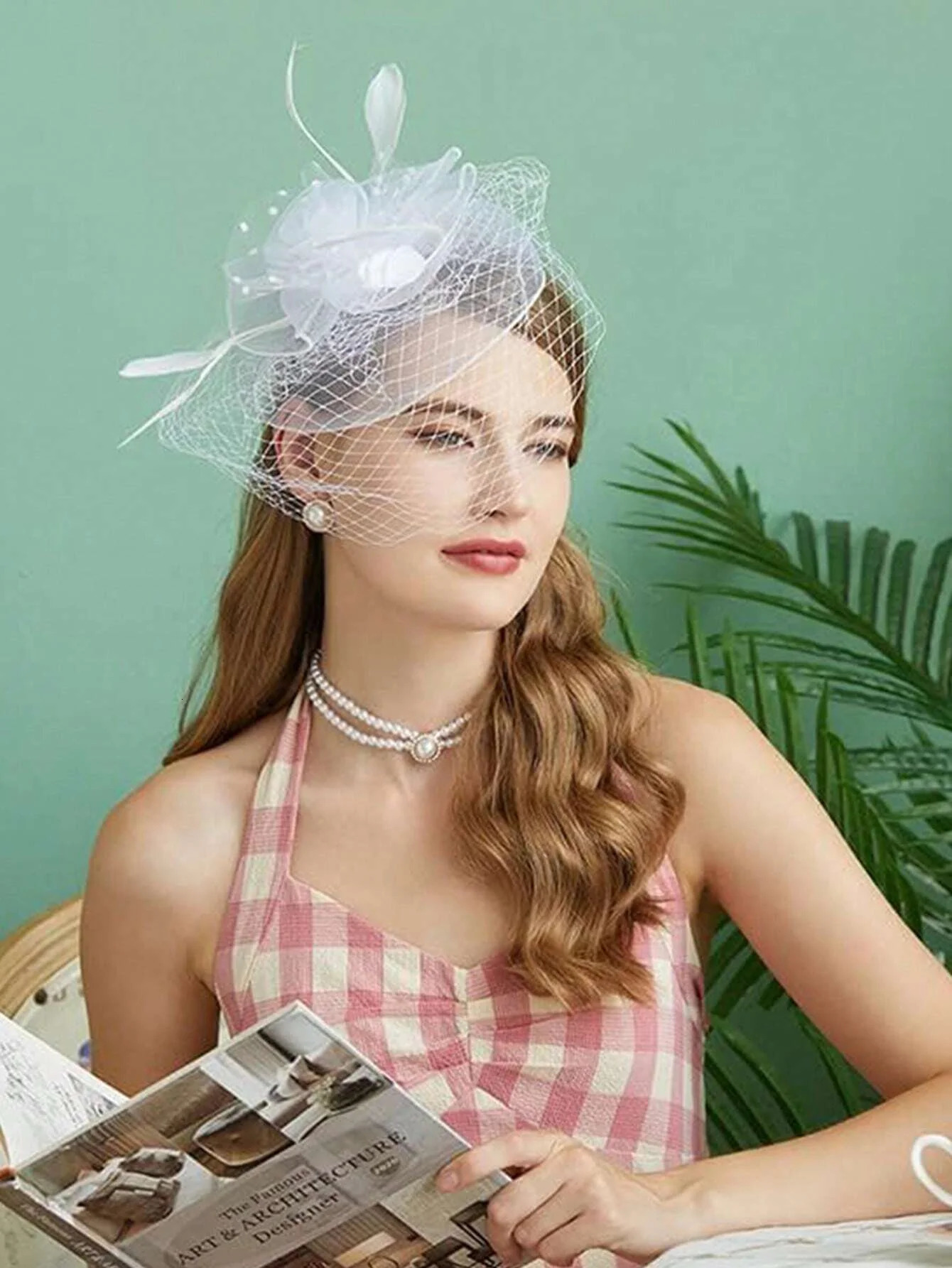 1pc Women Fashion Fascinators Cocktail Headband Headwaer Hat For Wedding And Tea Patry 250520