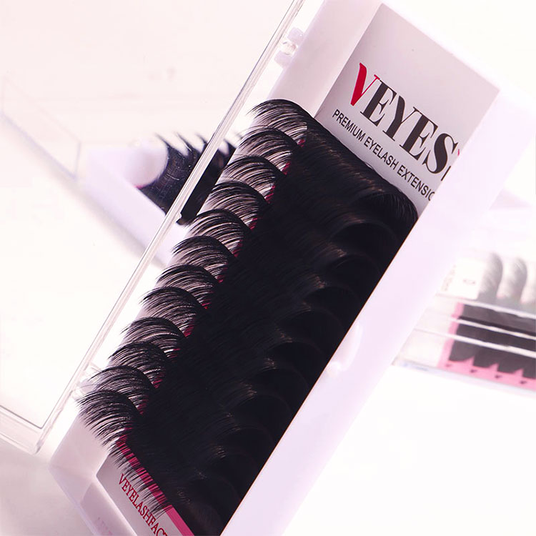 Veyes Russian Volume Individual Eyelash Extensions Faux Mink Matte Lashes 8-20mm Veyelash Professionals Natural Lash Bulk Wholesale for Makeup Beauty