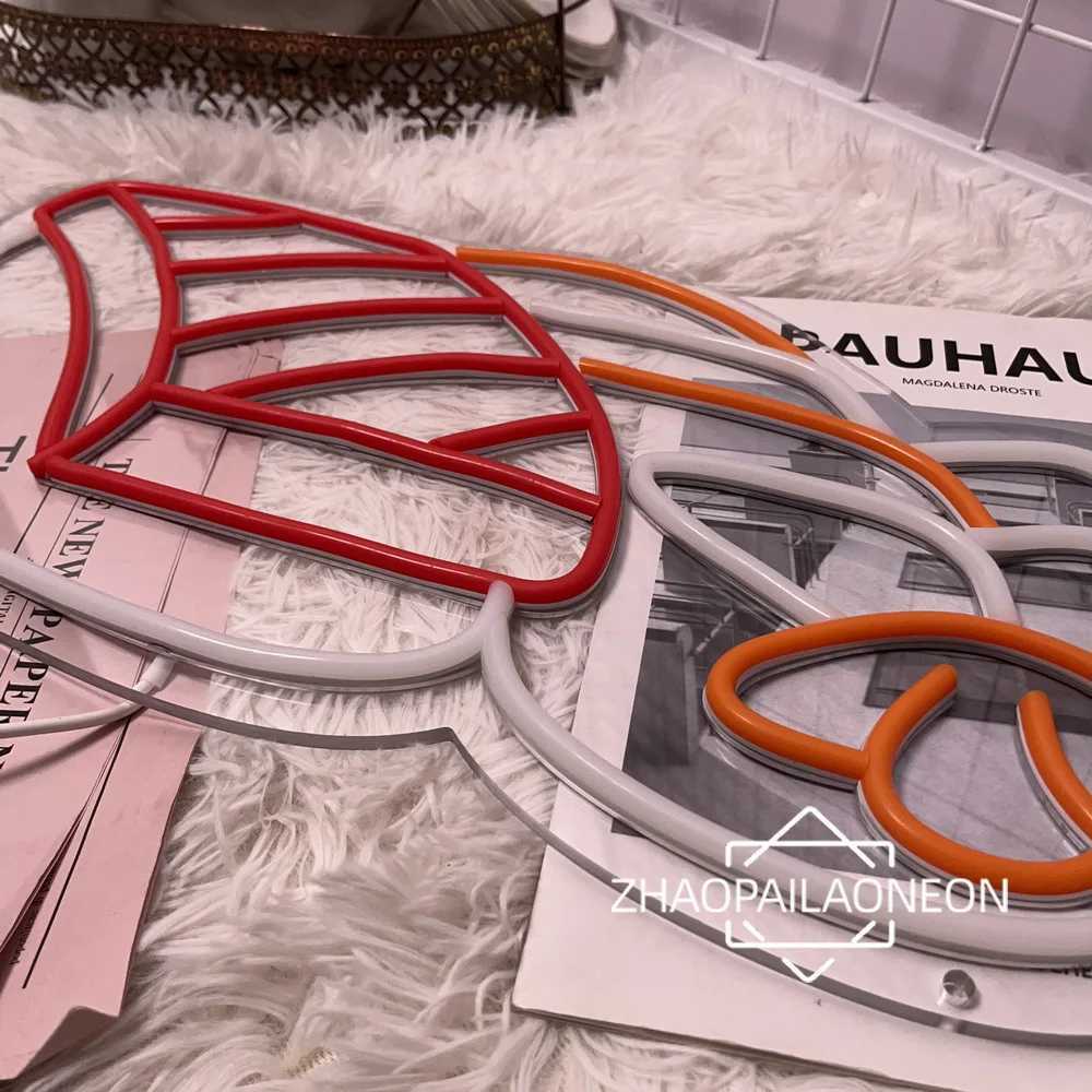 Sushi Neon Sign LED Lights Japanese Food Shop Restaurant Neon LED Sign Dining Room Decor Wall Hanging Neon Light Signs USB W250526