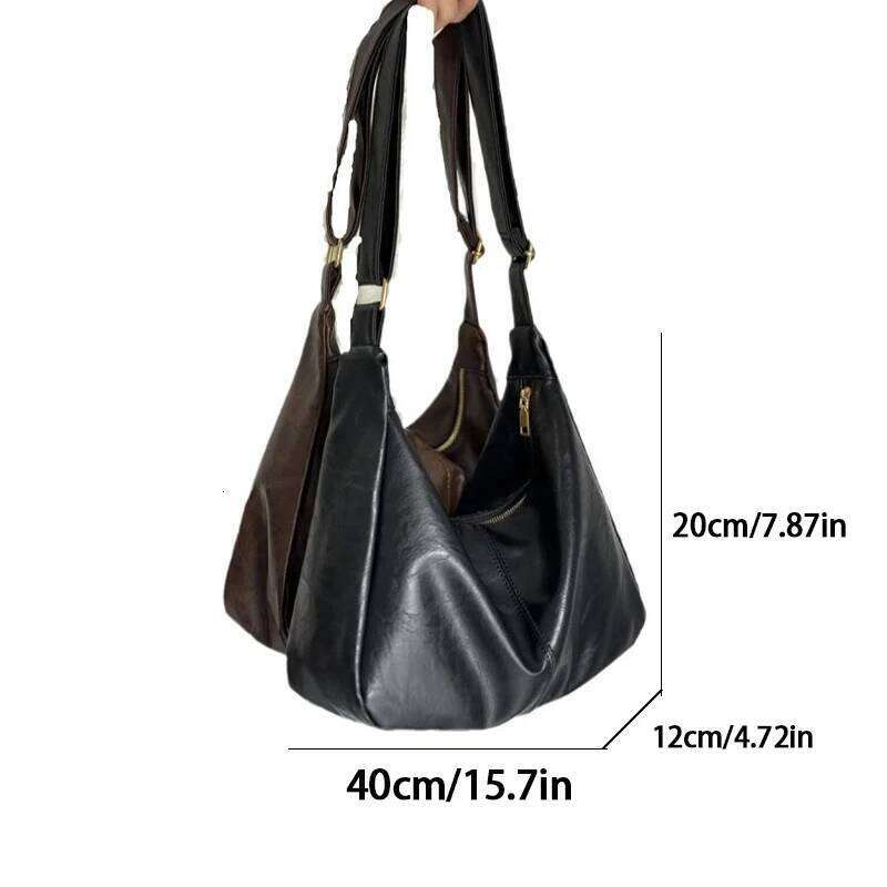Women's Bags Designer Factory Direct Handbag Ladies Vintage Tote Bag Preppy All-Matching Large Capacity Shoulder Commuter Crossbody Bag