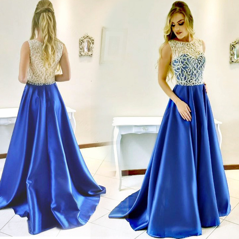 New womens autumn round neck sleeveless dress slim fit dress