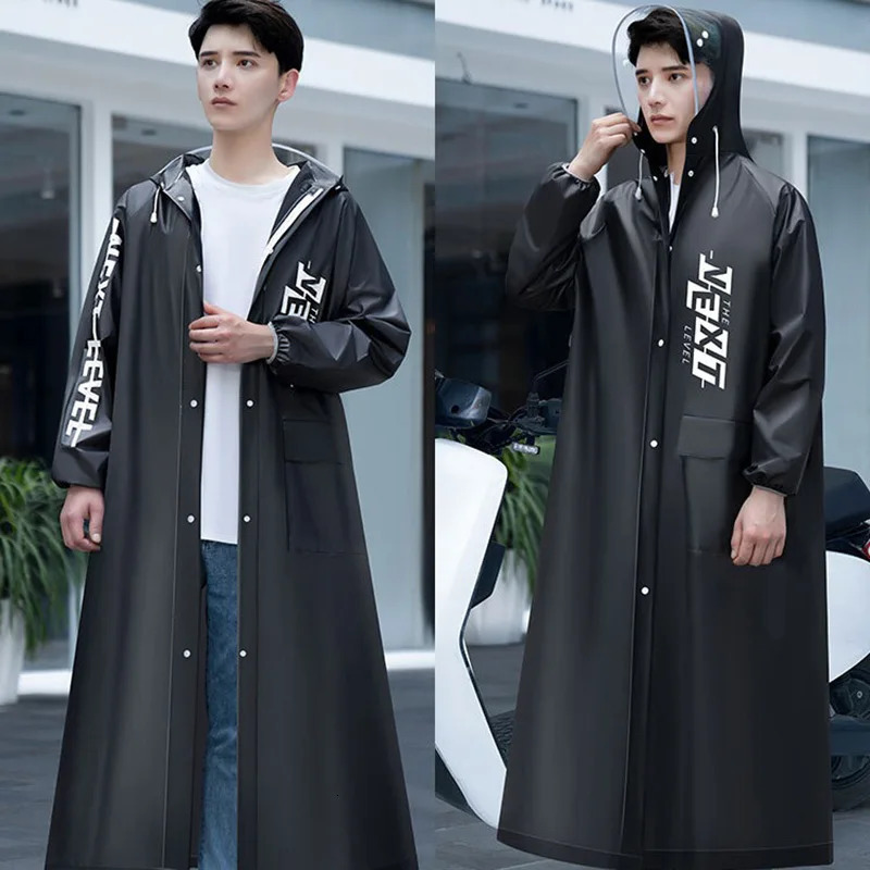 Raincoat Mens Full Body Rainstorm Proof Long Raincoat Exclusive One-Piece Poncho For Adult Students 250520