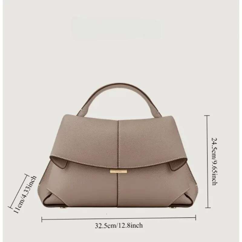 pcs High end leather smile bag with pleated design single shoulder large capacity commuting handbag