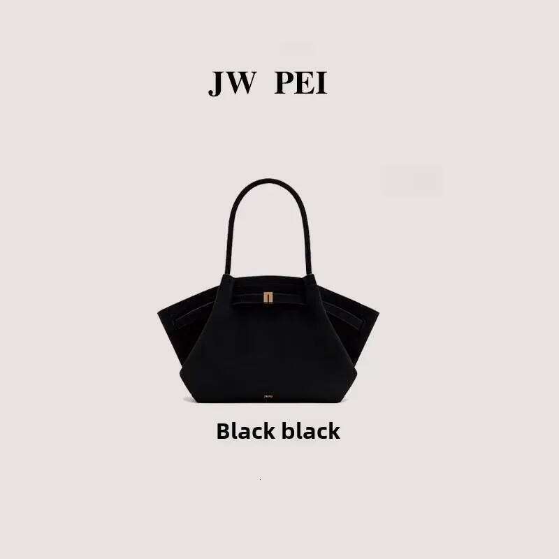 High-End Feel JW Dumpling Shape Chamois Leather Tote Large Single Shoulder Slant Crossbody Bag For Women's Daily Commute