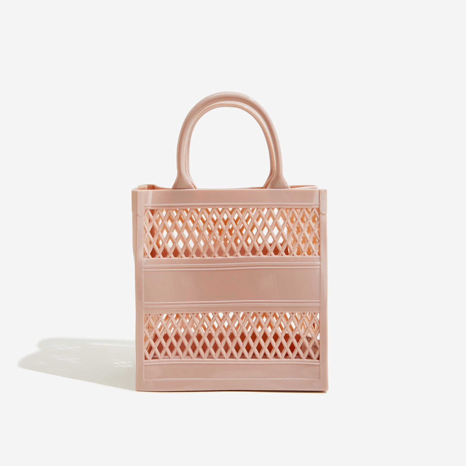 Pvc Jelly Bag Fashion and Versatile Soft Handle Vegetable Basket Anti Dirty and Easy to Wash Summer Handheld Womens Bag