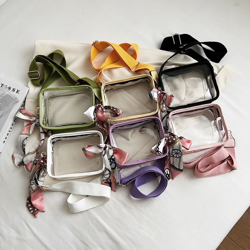 2025 New Transparent Jelly Personality Ins Trendy Cool Phone Casual Stylish Crossbody Bag