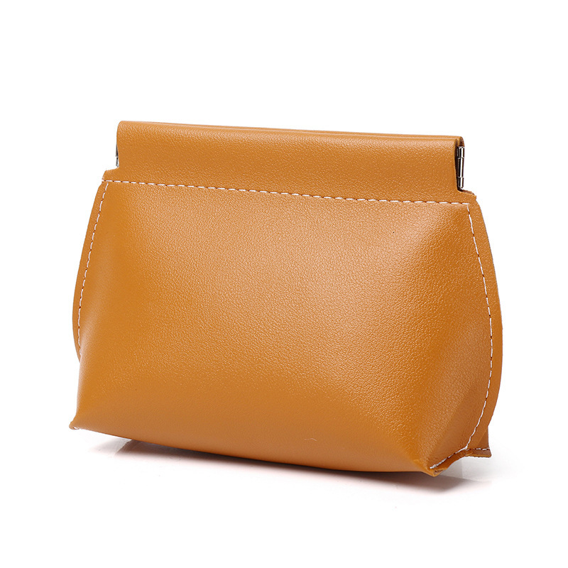 New waterproof leather candy colored coin purse makeup key multifunctional portable storage bag designer men's key bag women's wallet