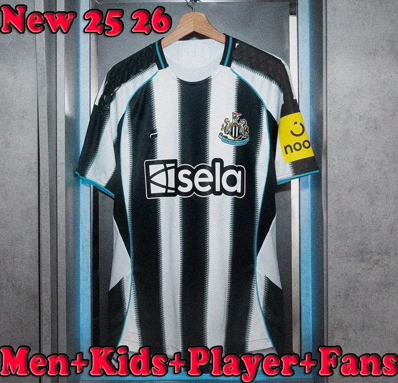 3XL 4XL ISAK BRUNO G. NEwcaslTEs 25 26 unitedS Soccer Jerseys TONALI GORDON newcasteS 2025 football shirt JOELINTON LIVRAMENTO NUFC jersey Men Kids ki q1JB#