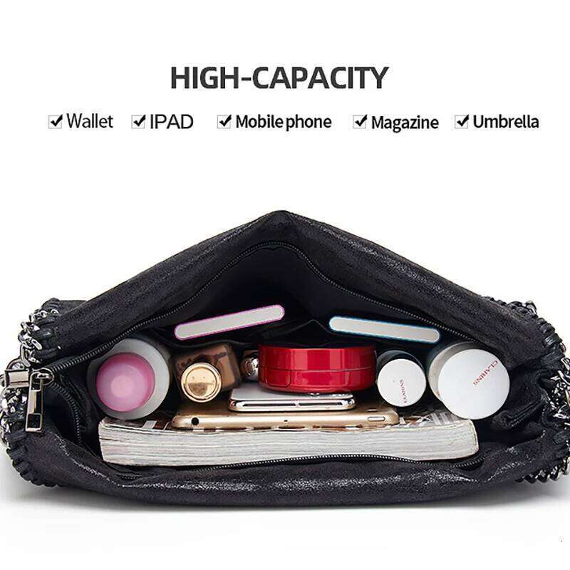 2025 New Chain Fashion Design Handbag Casual Pocket Women's Shoulder Bag