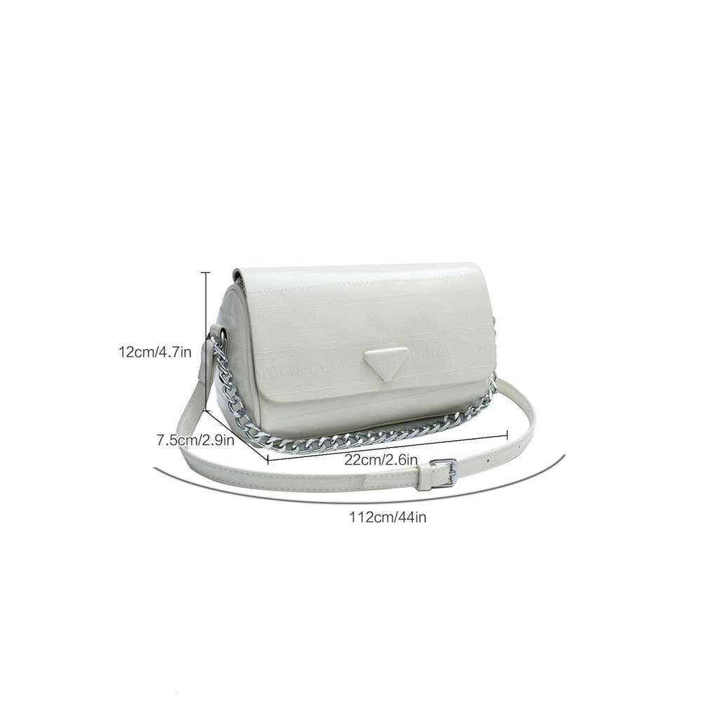 Pillow For Women New High-Quality Textured Chain Crossbody Fashion Versatile Simple Cylinder Bag