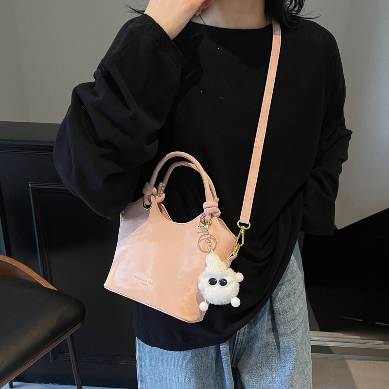 New Niche Design Handbag Women, High-End Versatile Fashion Bucket Bag, Commuter Shoulder Crossbody Bag for Ladies