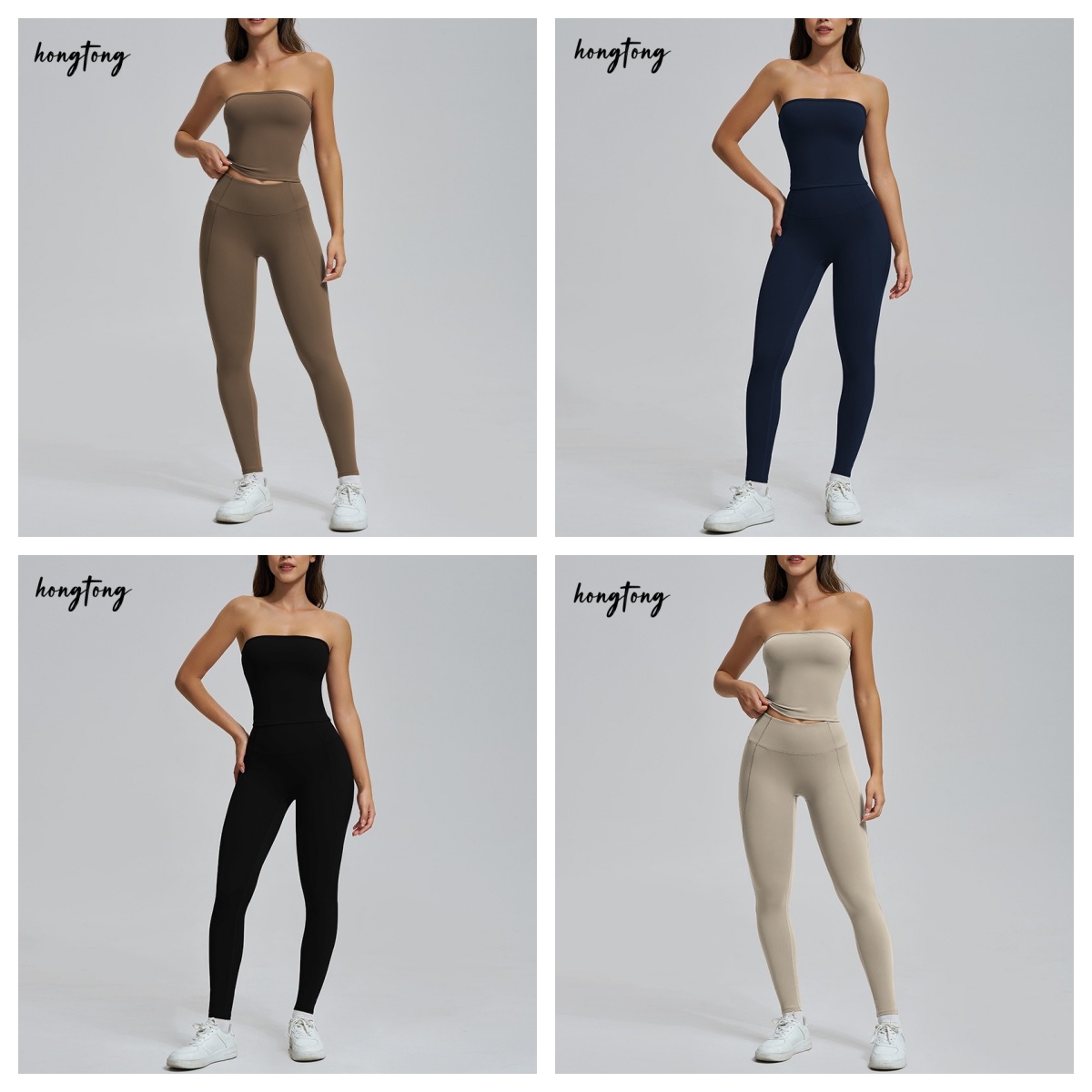 workout sets woman elastic skinny sleeveless fitness yoga set gym clothes outdoor running breathable moisture wicking quick dry versatile active wear 