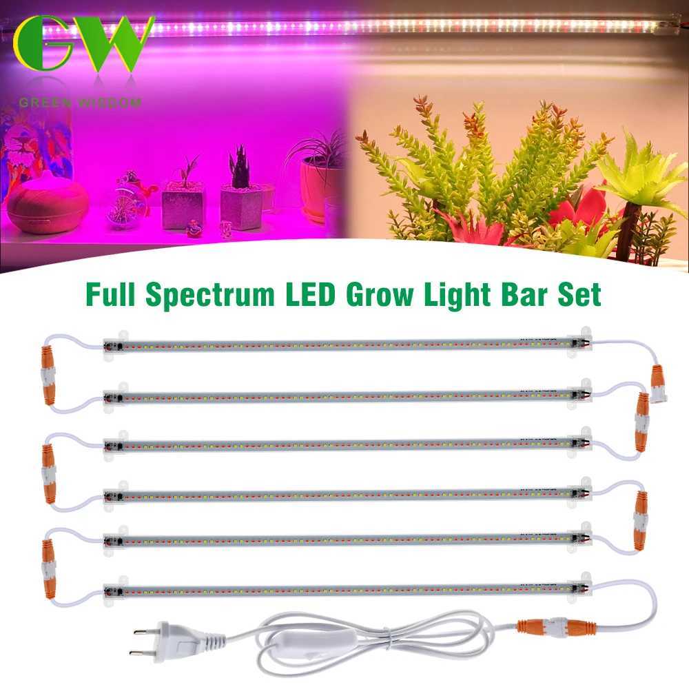 SMD 2835 Smooth Aluminum Full Spectrum 660nm 3000K 6000K AC220V Efficient Heat Dissipation LED Plant Growth Bar Light XJ250526