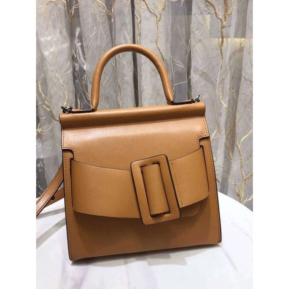 Office Ladies Fashion Tote Elegant Genuine Flap Bag Solid Color Vintage Cow Leather Handbag Women Single Shoulder Bags