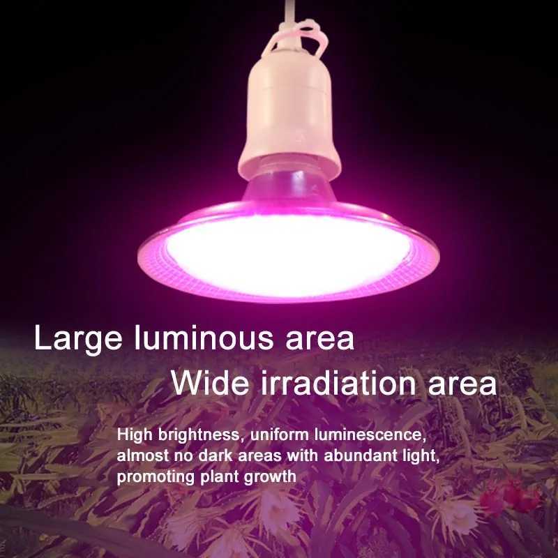 E27 lamp 18W plant growth lamp fruit and vegetable plant solar fill light indoor full spectrum succulent plant flower bed fillXJ250526