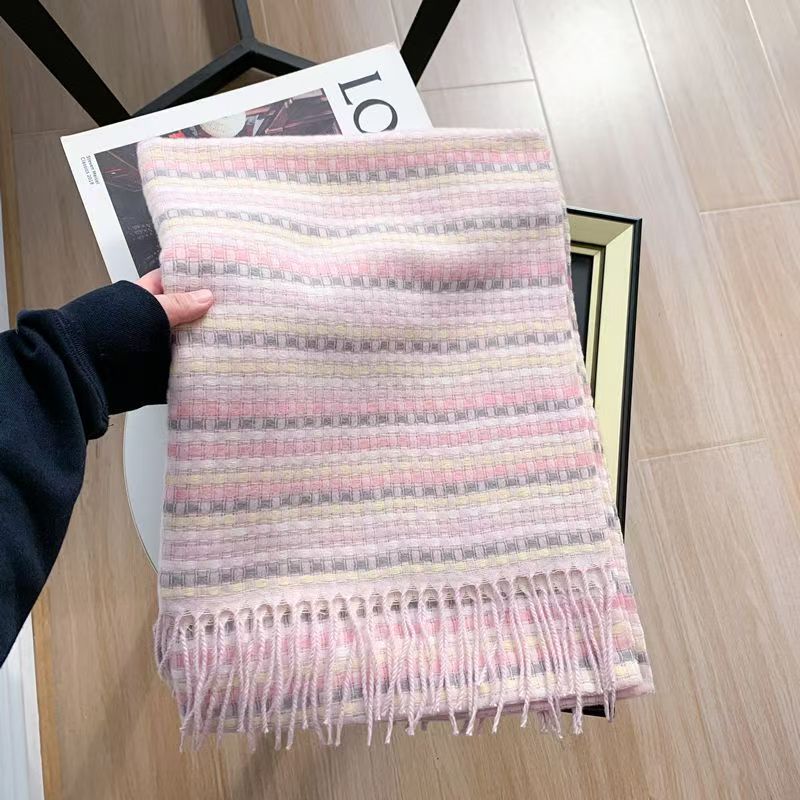T810 classic ladies cashmere plaid scarf retro style fashion warm shawl neck scarf