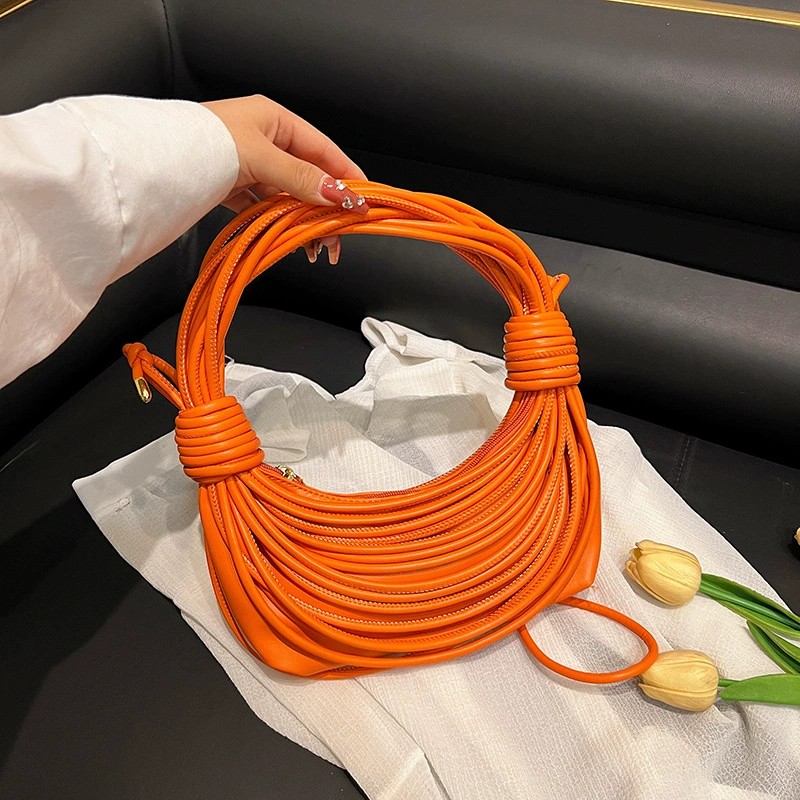 Single shoulder bag colorful luxury bag women's single shoulder leather handbag playful dressing bag no collision bag chic party bag 002