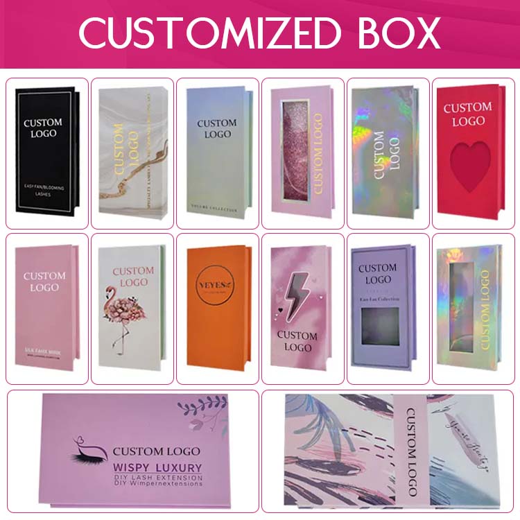 VEYES wholesale Customize Private Label Faux Mink Individual Lashes Supplies Lash Trays Volume Classic Cashmere Eyelash Extension