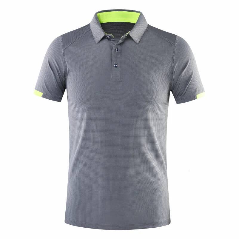 Casual Sports Quick-drying Lapel Short-sleeved POLO Shirt Cycling Fiess Suit For Men