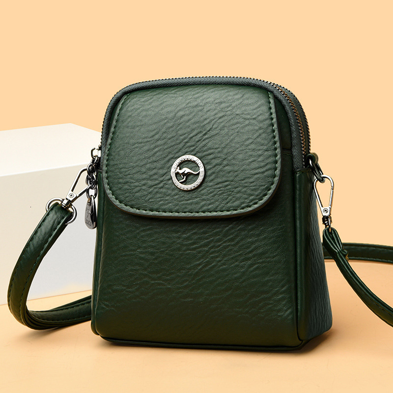 Brand High Quality Style 2024 new crossbody women's versatile vertical multi-layer shoulder bag, fashionable and high-end mobile bag Free Deliver